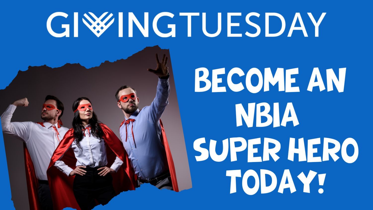 Giving Tuesday 2023 NBIA SuperHeroes Campaign